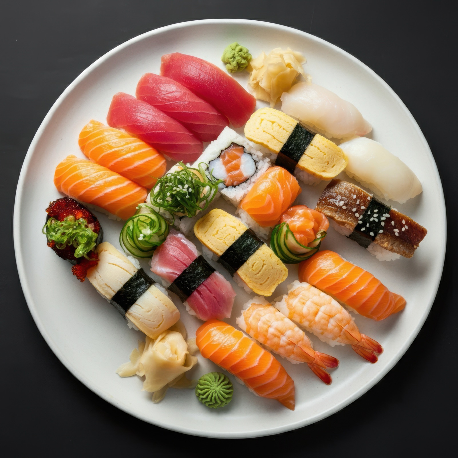Japanese traditional sushi making